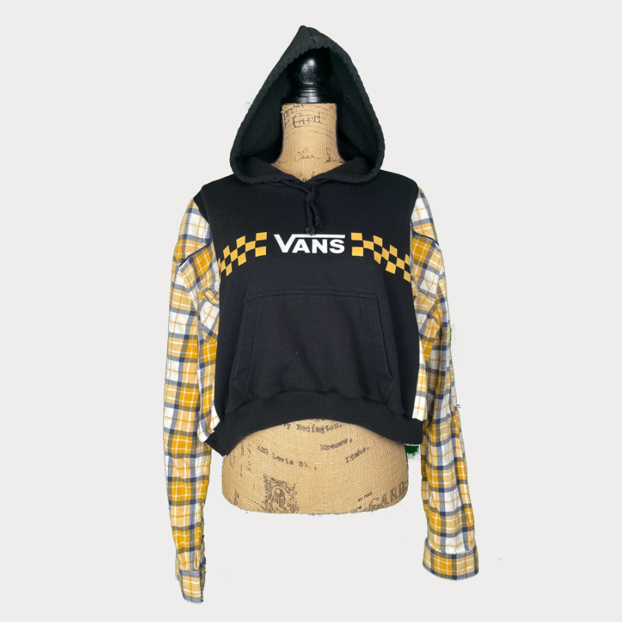 Vans Cropped Hoodie - Size Large