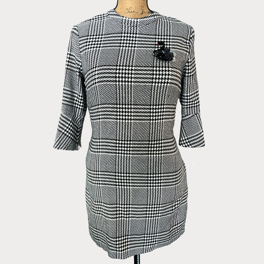 Houndstooth Dress - Size 12