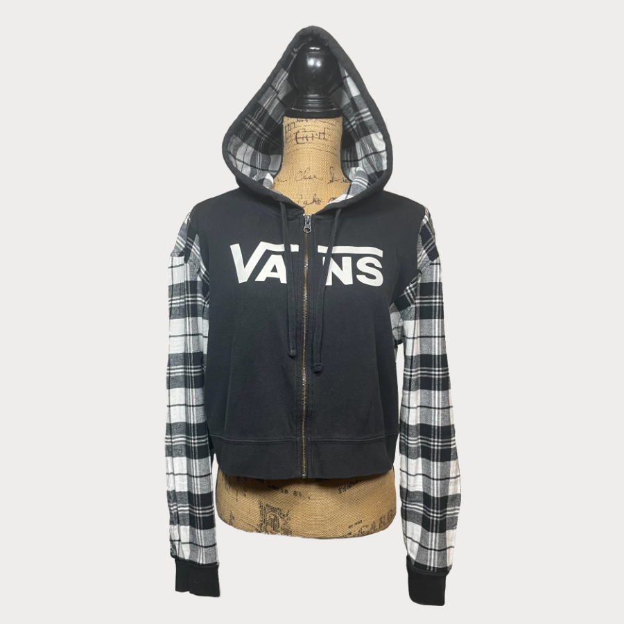 Vans Crop Hoodie - Size Medium